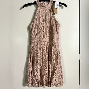 Dusty pink formal dress